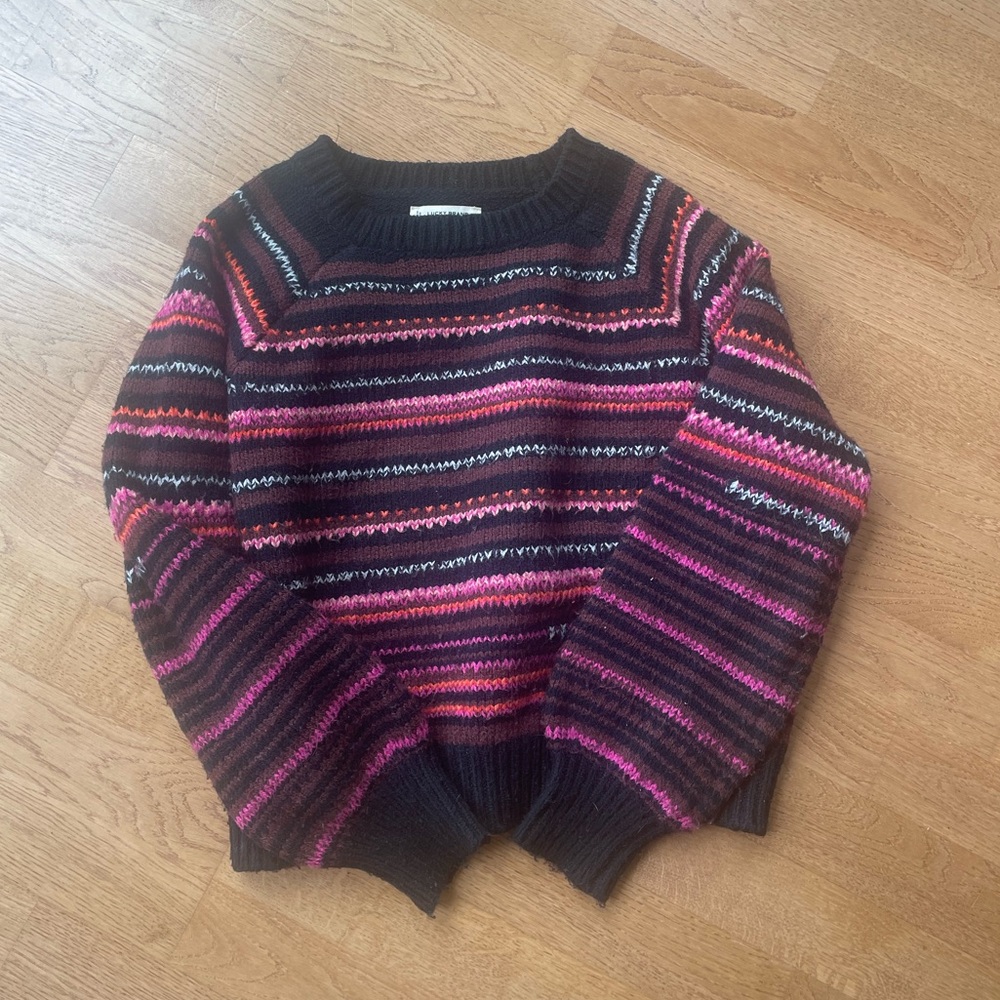 Lucky Brand Black Multi Sweater